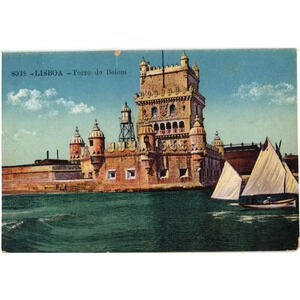 8038 Lisboa Torre De Belem Portugal Postcard